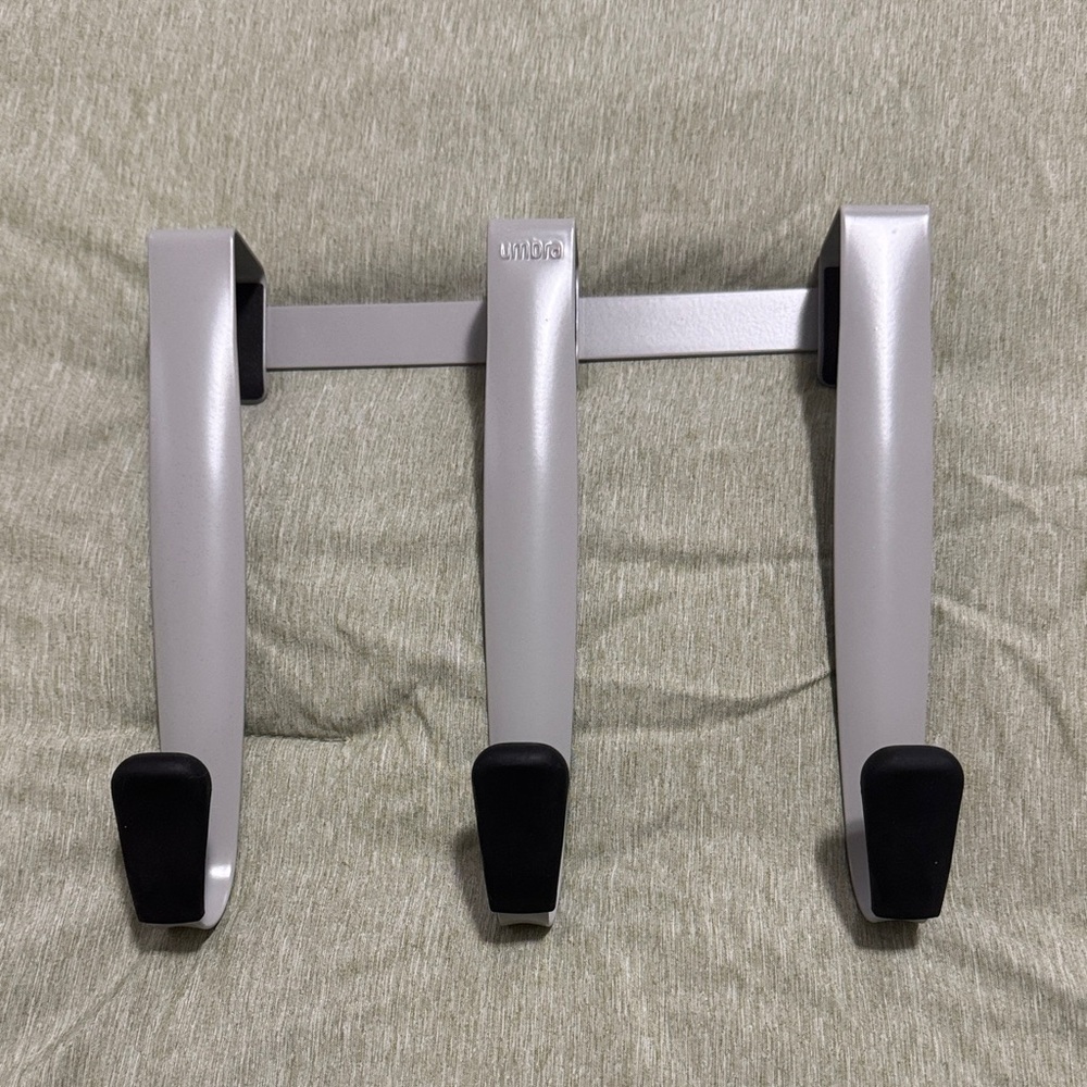 Umbra Metallic Wall Rack with Black Tips
